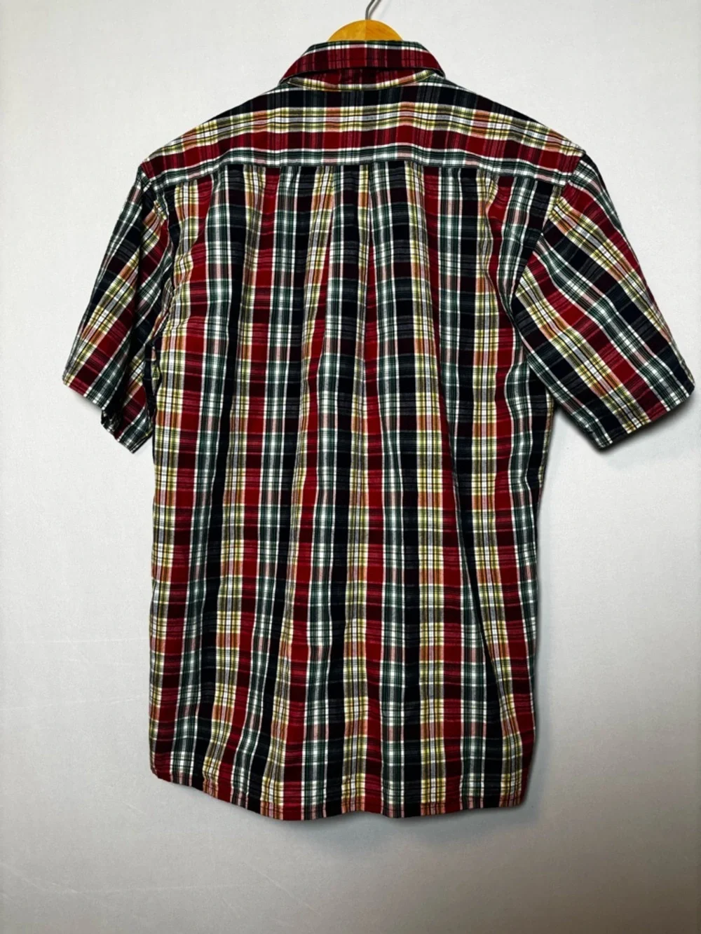 NWT Polo Ralph Lauren Boys Red & Green Plaid Short-Sleeve Shirt XL